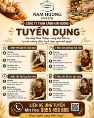 THÔNG TIN TUYỂN DỤNG THÁNG 8/2026