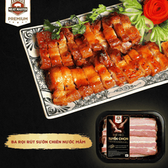 Ba rọi rút sườn BBQ Meat Master  (400g/ khay)