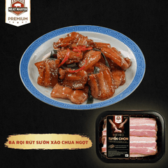 Ba rọi rút sườn BBQ Meat Master  (400g/ khay)