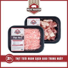 Combo Heo đa năng - Thịt xay Meat Master ( 400 G ) - Giao nhanh