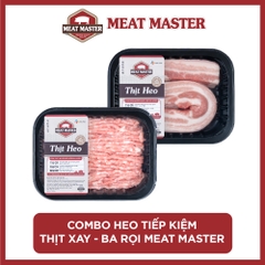 Combo Heo Thịt xay - Ba rọi Meat Master ( 400 G ) - Giao nhanh