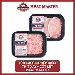 Combo Heo Thịt xay - Cốt lết Meat Master ( 400 G ) - Giao nhanh