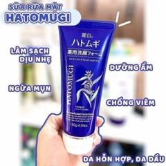 Sữa Rửa Mặt Hatomugi 130g Xanh MP