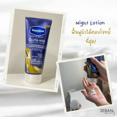 Sữa Dưỡng Thể Phục Hồi Ban Đêm Vaseline Gluta Hya Overnight MP