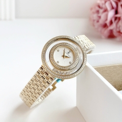 Đồng Hồ Nữ Christian Van Sant Women's Gracieuse Black Dial Watch CV4830 Màu Vàng