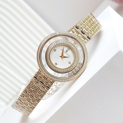 Đồng Hồ Nữ Christian Van Sant Women's Gracieuse Black Dial Watch CV4830 Màu Vàng