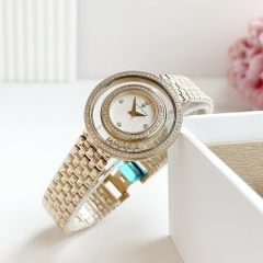 Đồng Hồ Nữ Christian Van Sant Women's Gracieuse Black Dial Watch CV4830 Màu Vàng