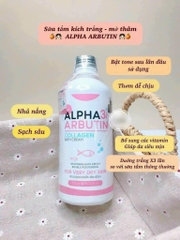 Kem Tắm Trắng Alpha Arbutin Plus 3+ Collagen MP