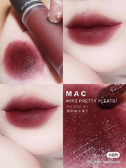 Son Kem MAC 993 Pretty Pleats - Đỏ rượu vang