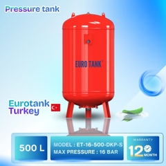 Bình tích áp Eurotank 500L 10bar  ET-10-500-DKP-S