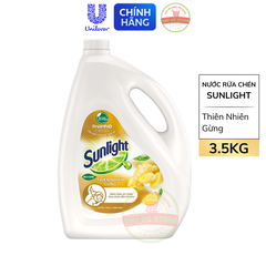 Nước Rửa Chén Bát Sunlight Gừng - Can 3.5KG