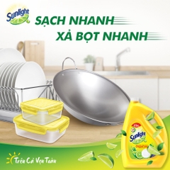 Nước Rửa Chén Bát Sunlight Chanh Vàng - Can 3.6Kg