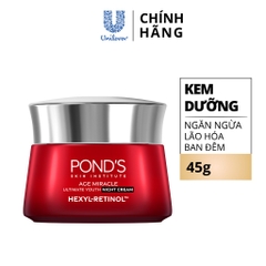 Kem Dưỡng Pond Age Miracle Ngăn Ngừa Lão Hoá 50X Hexyl-Retinol Ngày | Đêm - 45G
