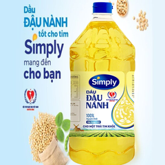 Dầu Ăn Simply Đậu Nành - Chai 2L