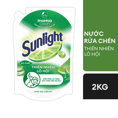Nước Rửa Chén Bát Sunlight - Túi Nhỡ 2KG