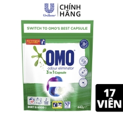 Viên Giặt OMO MATIC Công Nghệ Anh Quốc - 17 Viên/Túi