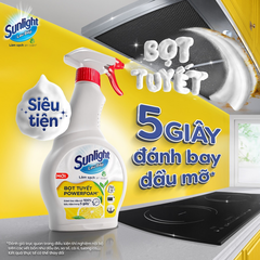 Nước Xịt Lau Bếp Sunlight Lau Bếp Bọt Tuyết - 500ML