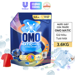 Nước Giặt OMO MATIC Cửa Trước | Cửa Ngang Chuyên Gia Giữ Màu - Túi 3.6KG