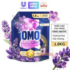Nước Giặt OMO MATIC Cửa Trước | Cửa Ngang Thư Thái Oải Hương - Túi 1.8KG