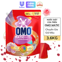 Nước Giặt OMO Matic Cửa Trên Chuyên Gia Giữ Màu - Túi 3.6Kg