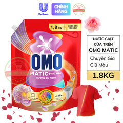 Nước Giặt OMO Matic Cửa Trên Chuyên Gia Giữ Màu - Túi 1.8KG