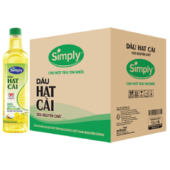 Dầu Ăn Simply Hạt Cải - Chai 1L