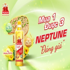Dầu Ăn Neptune Light - Chai 1L