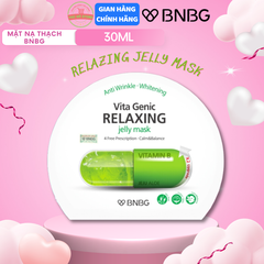 Mặt Nạ Phục Hồi Da Tổn Thương BNBG Vita Genic Relaxing Jelly Mask (Xanh Lá) - Miếng 30ML