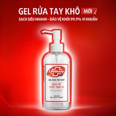 Gel Rửa Tay Khô Lifebuoy Bảo Vệ Vượt Trội 10 - Chai 50ML