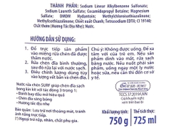 Nước Rửa Chén Surf Hương Chanh Sả - Chai 750G