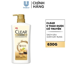 Dầu Gội CLEAR Gừng Và Hoa Cúc - Chai 630G