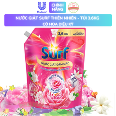 Nước Giặt Surf Hương Cỏ Hoa Diệu Kỳ - Túi 3.6KG