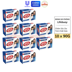 *CB10 Bánh Xà Phòng Lifebuoy Ion Bạc Kháng Khuẩn 90G - Xanh đậm-Chăm sóc da