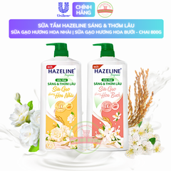 Sữa Tắm Dưỡng Thể Hazeline Hương Hoa - Chai 800G