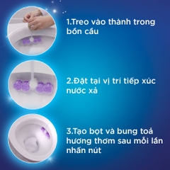 Viên Treo Bồn Cầu VIM Sạch Khuẩn Hương Oải Hương - Viên 50G