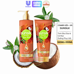 *CB Gội Xả Sunsilk Dừa 380ML + 330ML