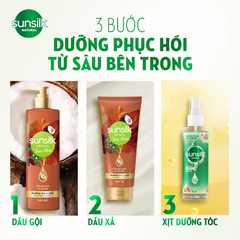 *CB Gội Xả Sunsilk Dừa 380ML + 330ML