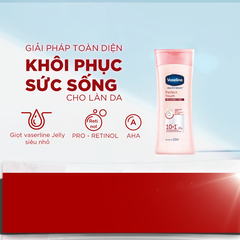 Sữa Dưỡng Thể Vaseline Dưỡng Da Sáng Khỏe Mịn Màng - Chai 200ML