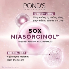 Serum Dưỡng Sáng Da Đa Tầng Pond Bright Miracle Ngày & Đêm Mờ Thâm Sạm Với 50X Niasorcinol - Lọ 30G (Hồng)
