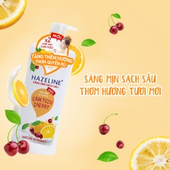 Sữa Tắm Hazeline Tẩy Tế Bào Chết Cam Cherry - Chai 900G