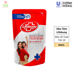 Sữa Tắm Lifebuoy Bảo Vệ Khỏi Vi Khuẩn - Túi 800G