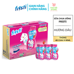 Sữa Chua Uống Fristi Hương Dâu - Thùng 48x80ML