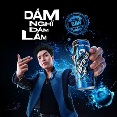 PEP Nước Tăng Lực Sting Việt Quất (Xanh) - Thùng 24 Lon x 320ML
