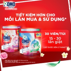 Viên Giặt OMO MATIC Tiện Lợi 3 Trong 1 Hương Tinh Tế (Dùng Thử) - 6 Viên/ Túi