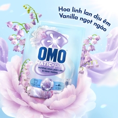 Nước Giặt OMO Cửa Trước | Cửa Ngang Hương Hoa Linh Lan & Vani Trắng - Túi 3.6KG