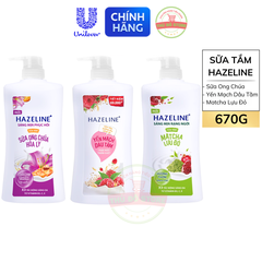Sữa Tắm Hazeline - Chai 670G