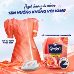 Nước Xả Vải Comfort Hương Nước Hoa Thiên Nhiên Thanh Xuân - Túi 1.7L