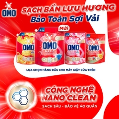 Nước Giặt OMO MATIC Cửa Trước | Cửa Ngang Chuyên Gia Giữ Màu - Túi 3.6KG