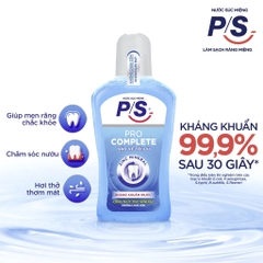 Nước Súc Miệng PS Chuyên Gia Kháng Khuẩn - Chai 300ML