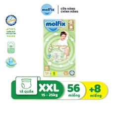 Tã/Bỉm Quần Molfix Ultra Thiên Nhiên Cho Bé - Size M84/ L76/ XL70/ XXL64